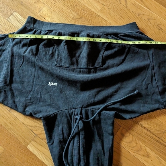 Levi's XXL Black Cropped‎ Cozy Pullover Hoodie - Picture 7 of 9
